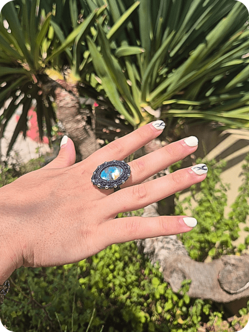 Bague en Labradorite – Éclat Mystique et Protection