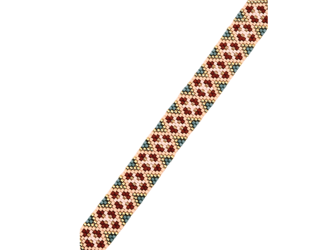 Bracelet Losanges – Élégance géométrique