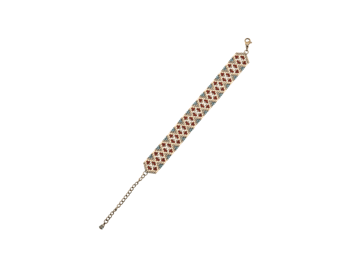 Bracelet Losanges – Élégance géométrique