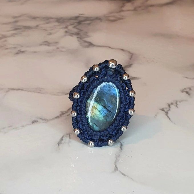 Bague en Labradorite – Éclat Mystique et Protection